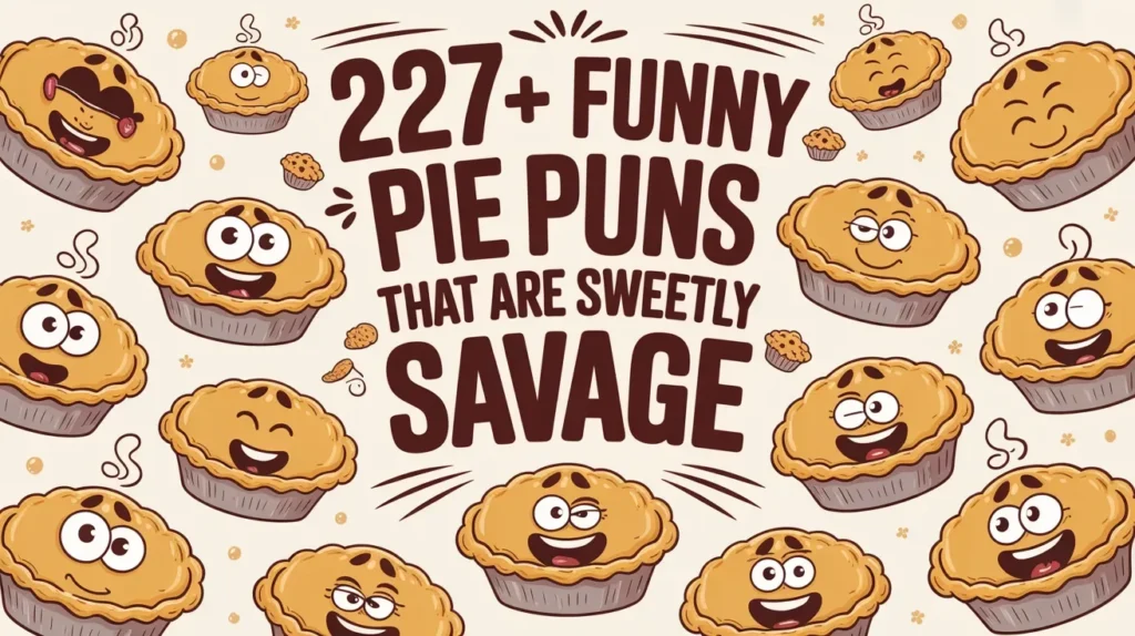 227+ Funny Pie Puns That Are Sweetly Savage