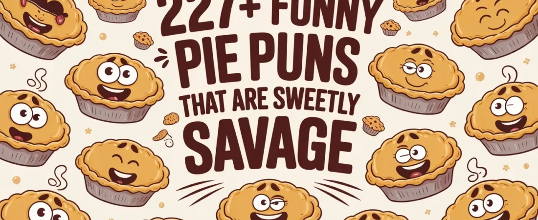 227+ Funny Pie Puns That Are Sweetly Savage