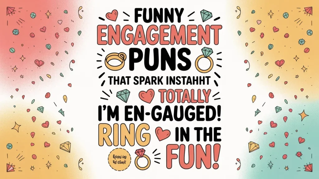 Funny Engagement Puns That Spark Instant Laughs