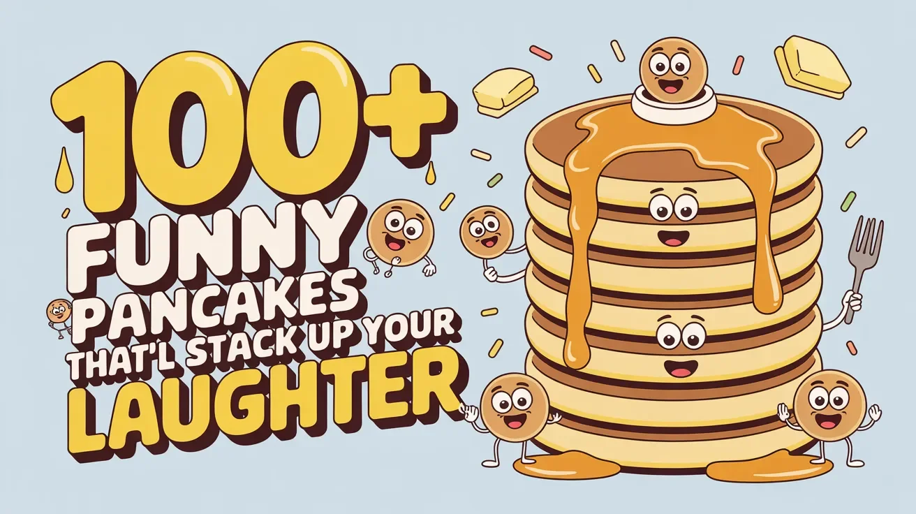 1200+Funny Pancake Puns Thatâll Stack Up Your Laughter