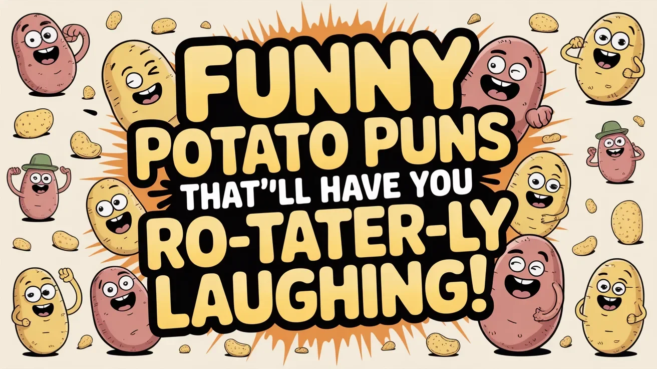 đ„ 1250+ Funny Potato Puns That Mash Up the Laughs