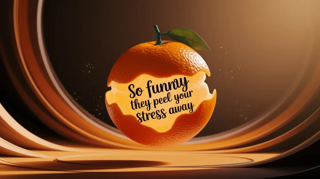 Orange Puns So Funny They Peel Your Stress Away