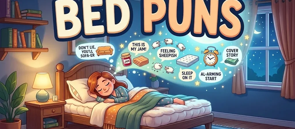 455+Bed Puns That Will Tuck You in With Laughter