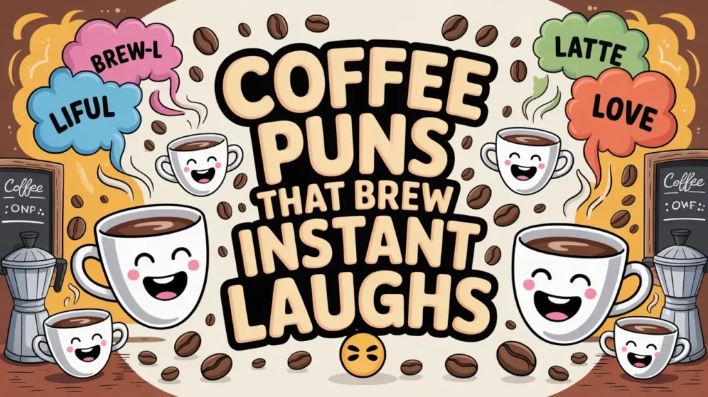 Coffee Puns That Brew Instant Laughs