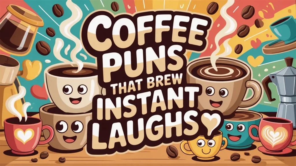 Coffee Puns That Brew Instant Laughs