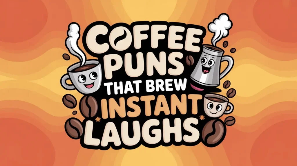 Coffee Puns That Brew Instant Laughs