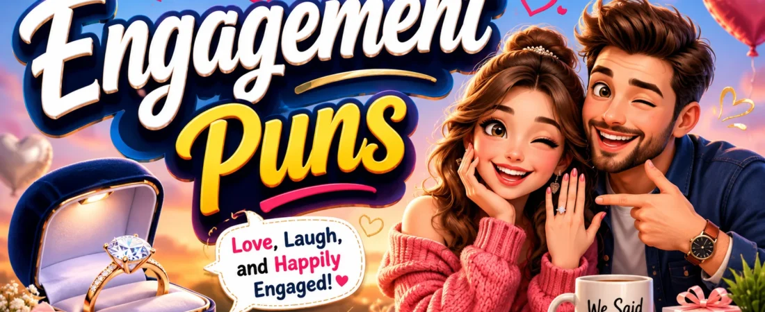 450+ Funny Engagement Puns + Jokes Generator