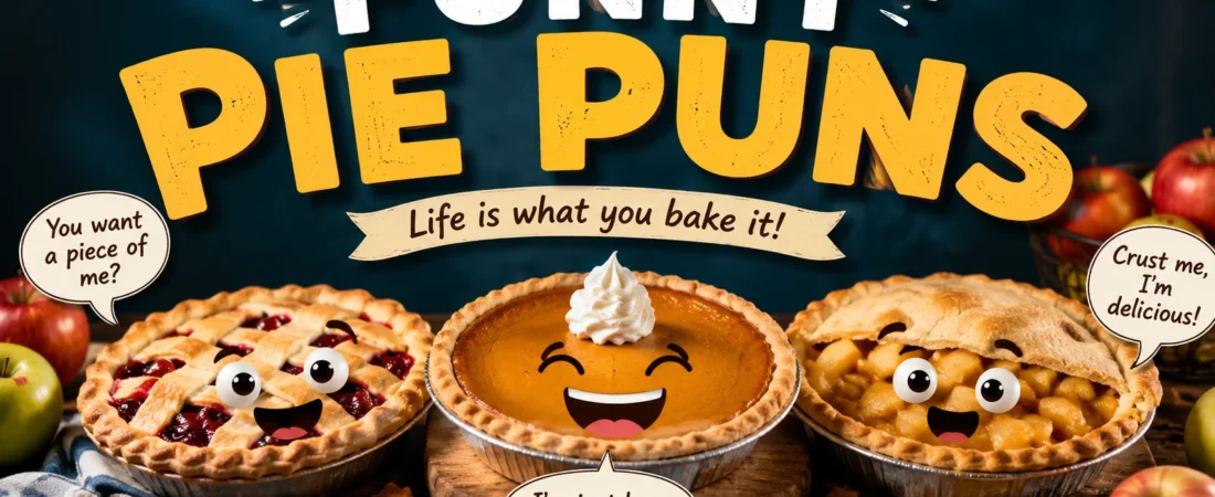 500+ Funny Pie Puns + Jokes Generator