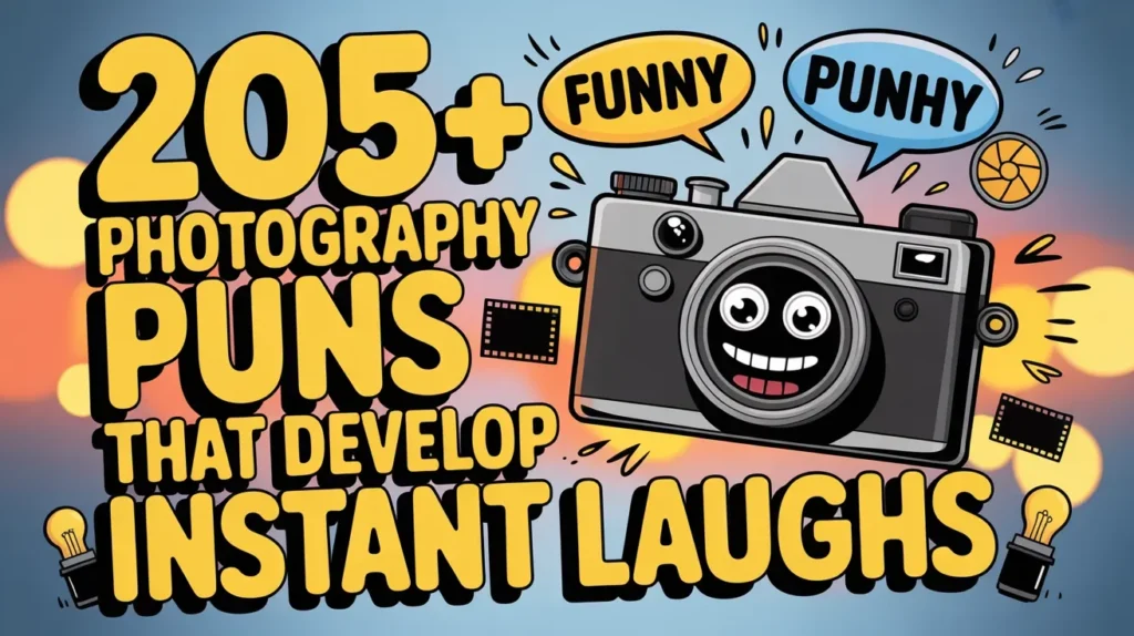 📸 205+ Funny Photography Puns That Develop Instant Laughs
