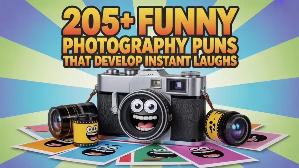 📸 205+ Funny Photography Puns That Develop Instant Laughs