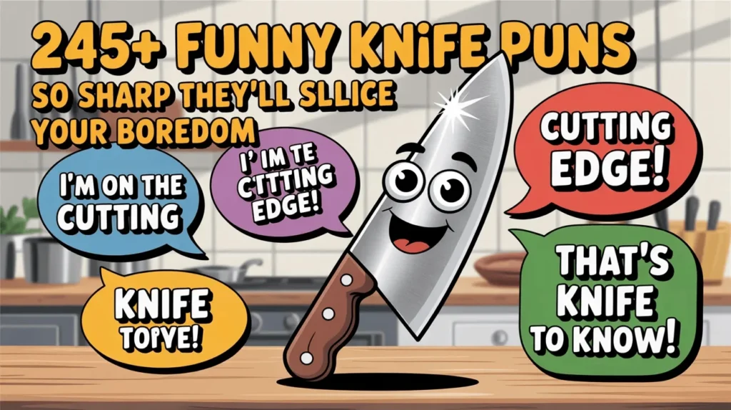 funny knife puns
