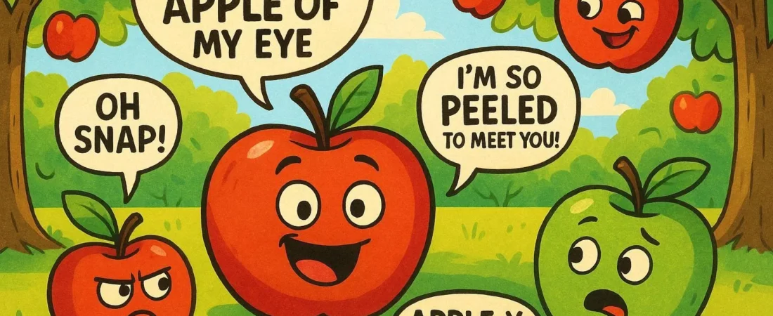 165+ Apple Puns That’ll Make You Laugh Out Loud 🍏