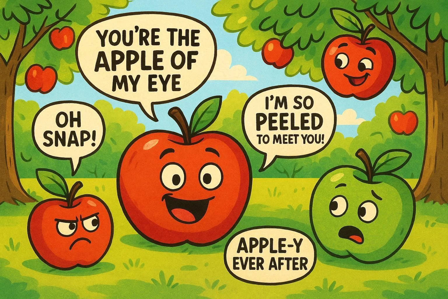 165+ Apple Puns Thatâll Make You Laugh Out Loud đ