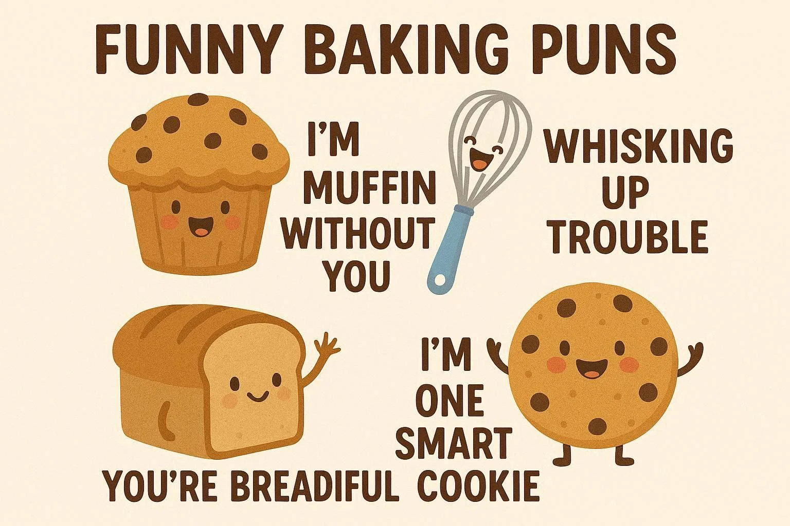 145+ Hilarious Baking Puns That Will Rise Your Mood đ