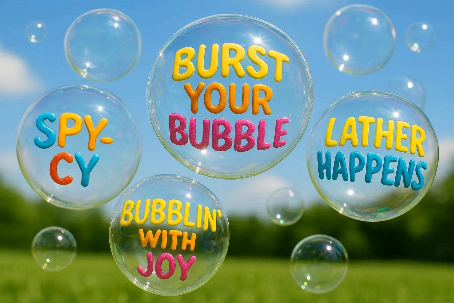 bubble puns