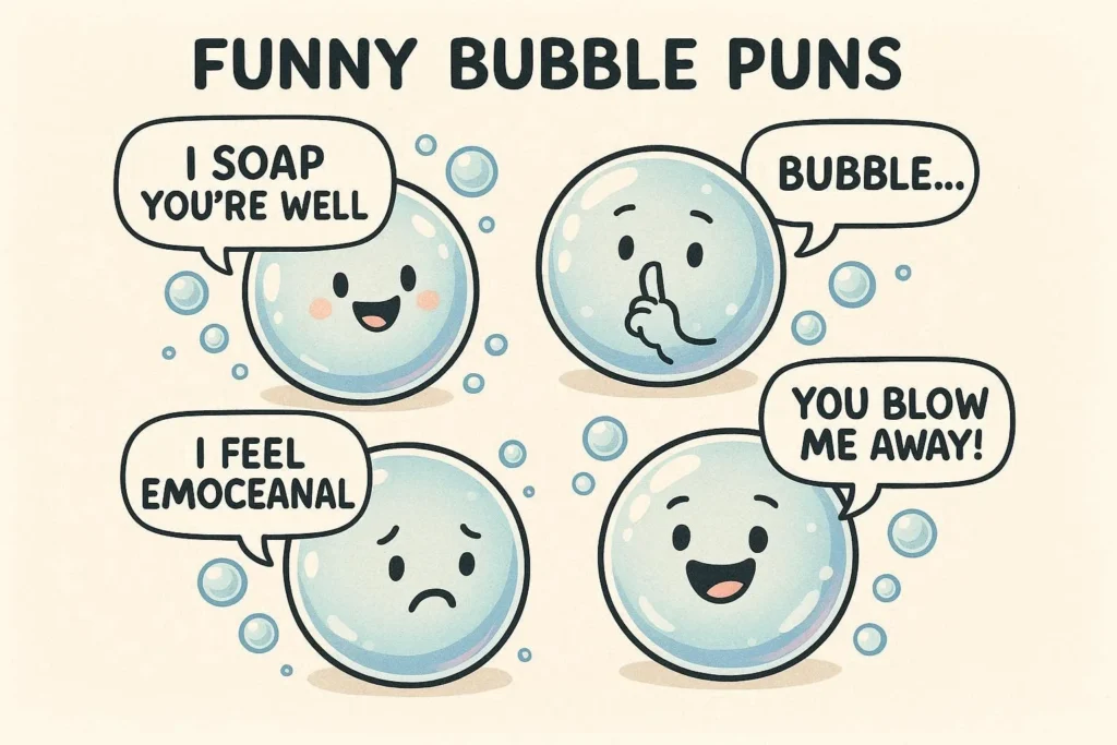 bubble puns