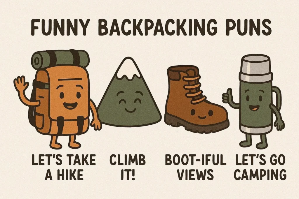 Hilarious Backpacking Puns