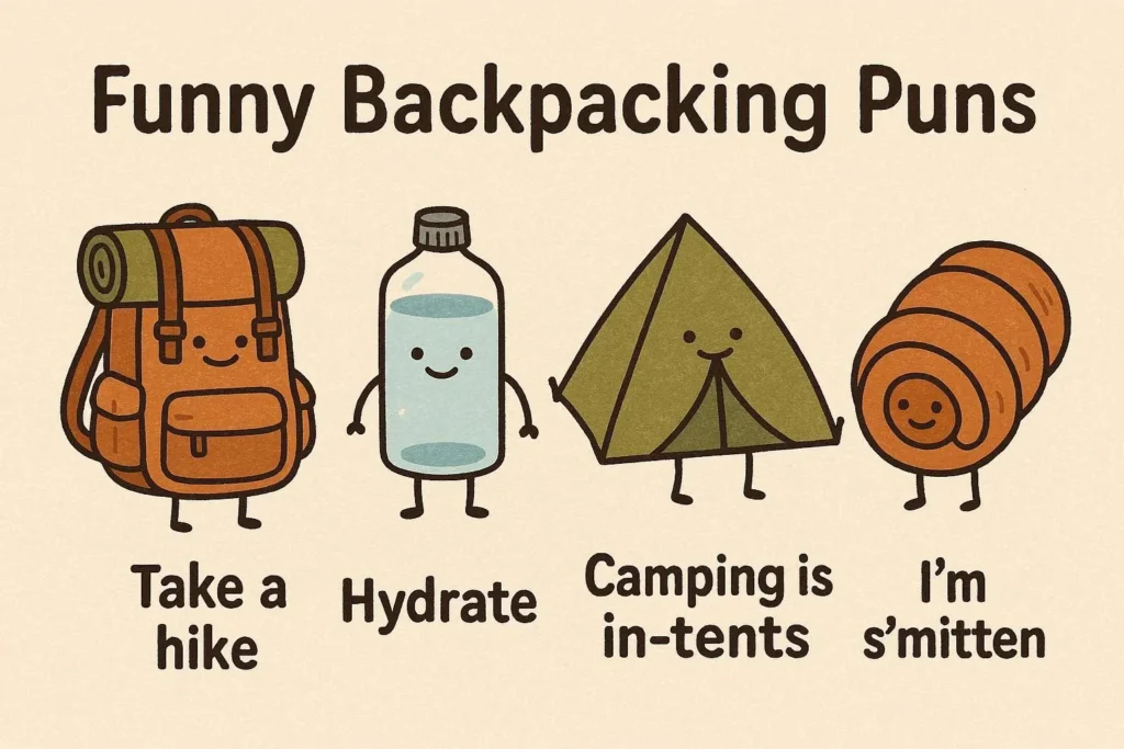 Hilarious Backpacking Puns