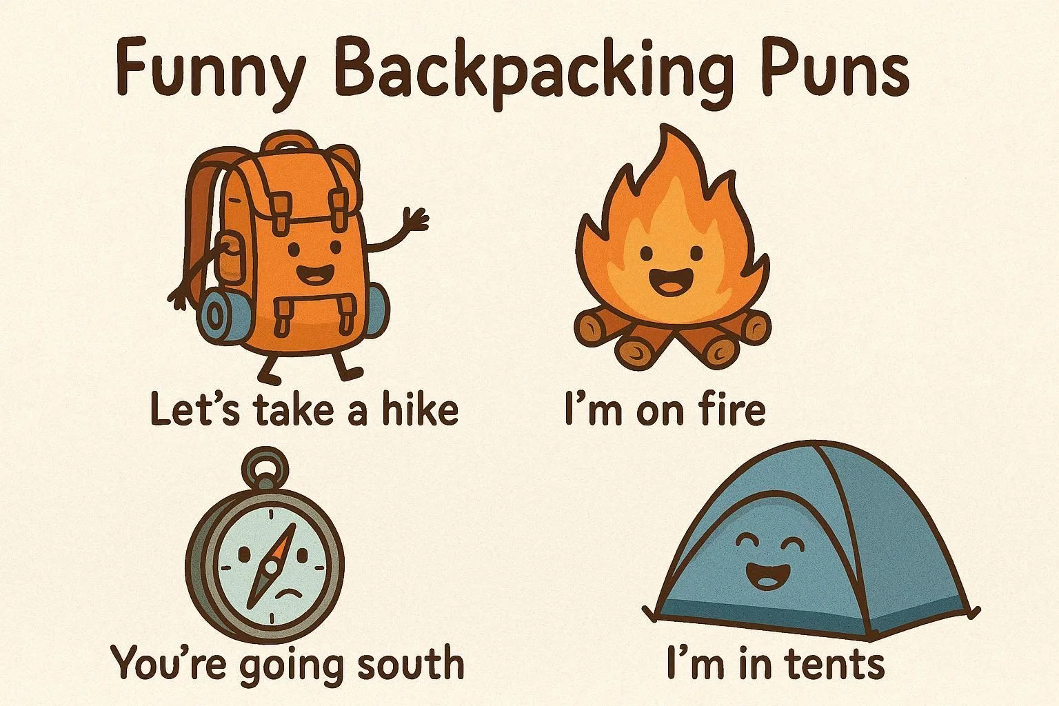 Hilarious Backpacking Puns