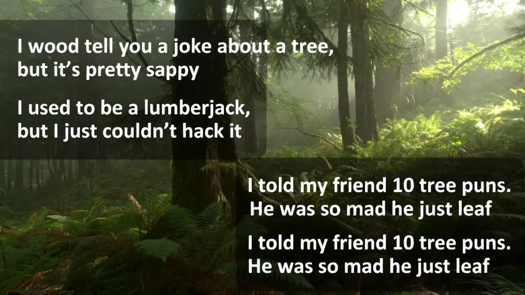forest puns