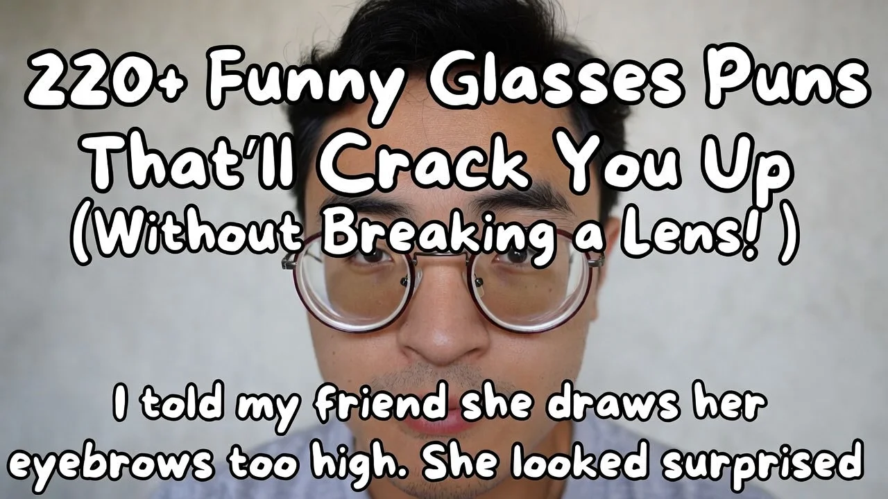 300+ Funny Glasses Puns That Will Make You See the Humor