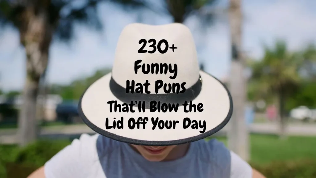 funny hat puns