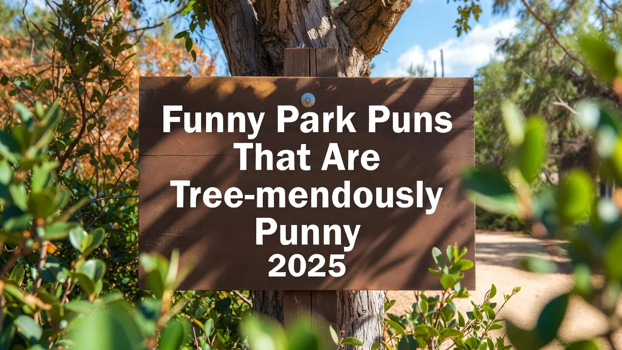 đł Funny Park Puns Thatâll Leaf You Laughing!