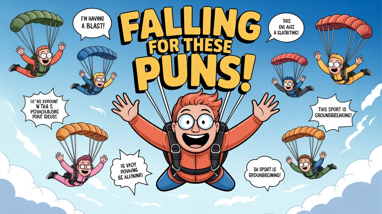 Skydiving Puns So Funny Youâll Drop Laughing đ