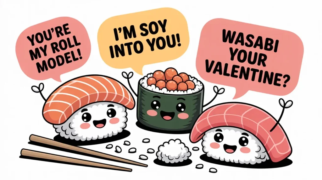 funny sushi puns