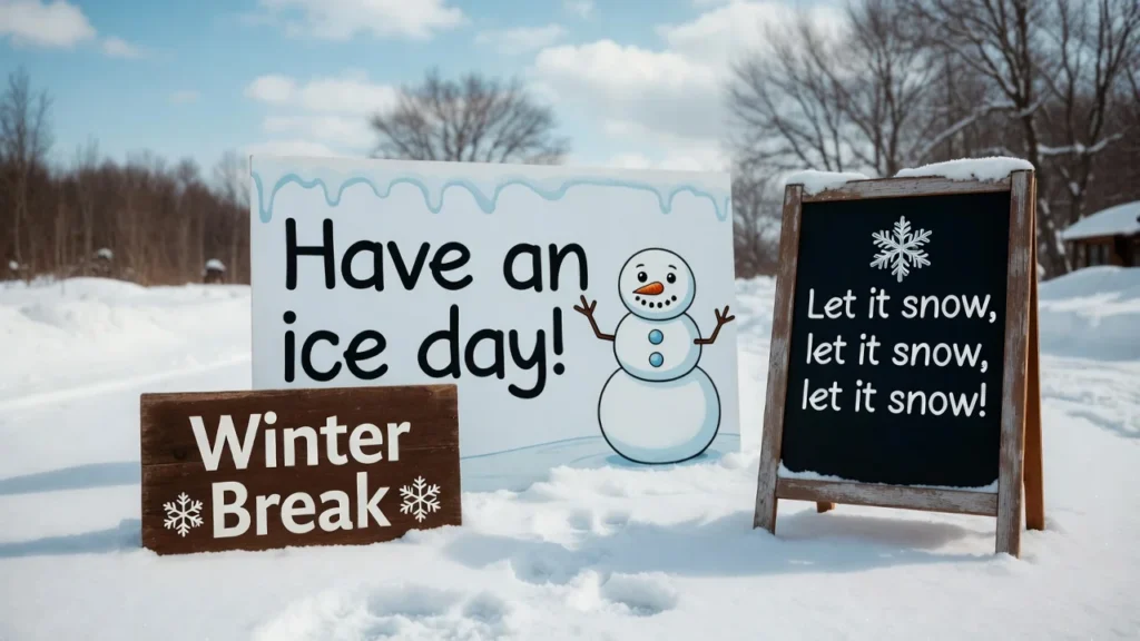 funny winter break puns