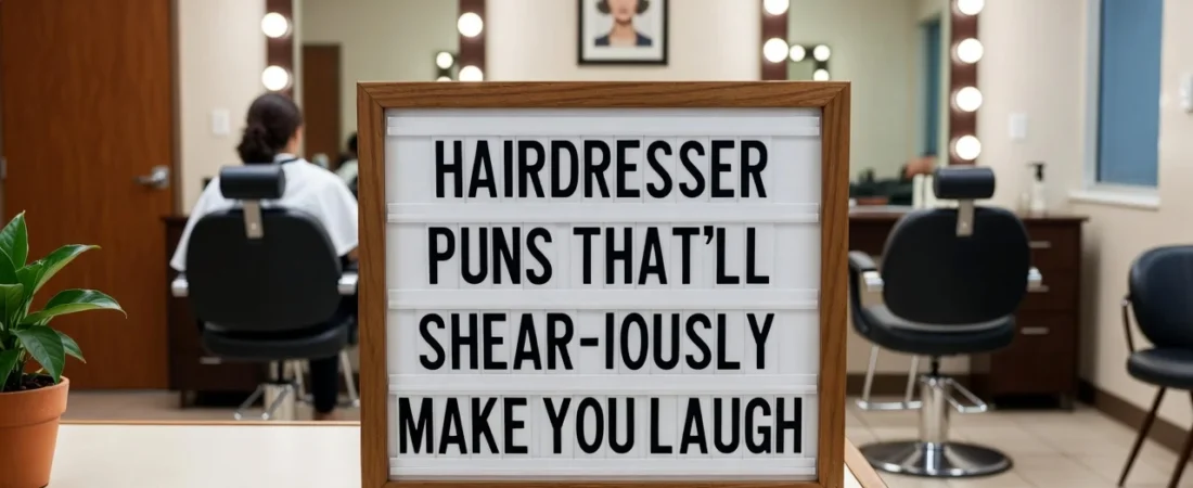 130+ Hilarious Hairdresser Puns That’ll Snip Your Funny Bone