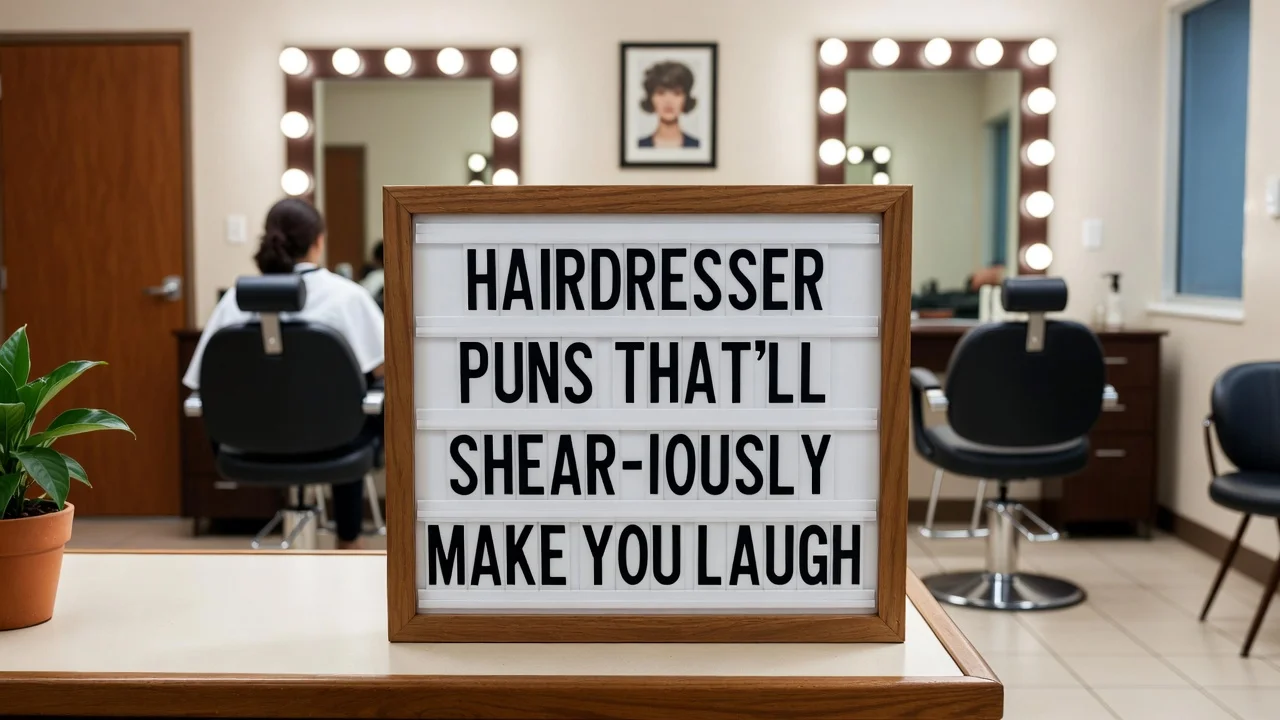 130+ Hilarious Hairdresser Puns Thatâll Snip Your Funny Bone