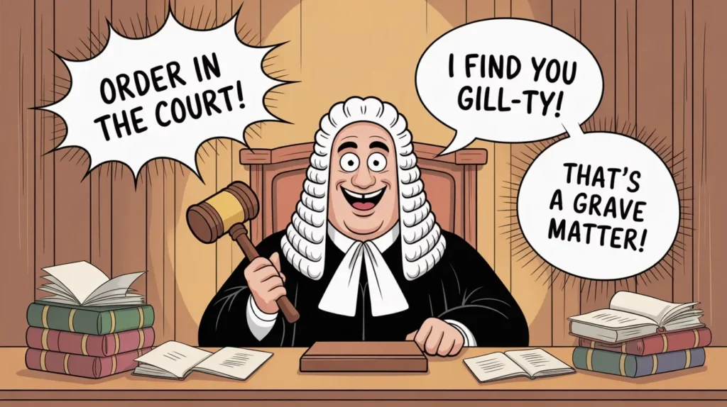 Clever Funny Judge Puns