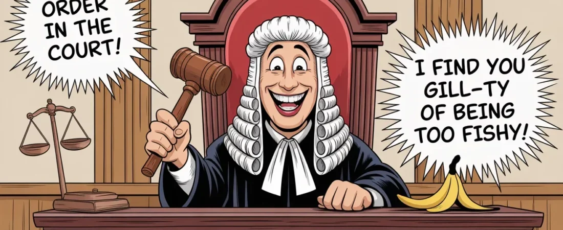 Courtroom Laughs: 150+ Clever Funny Judge Puns