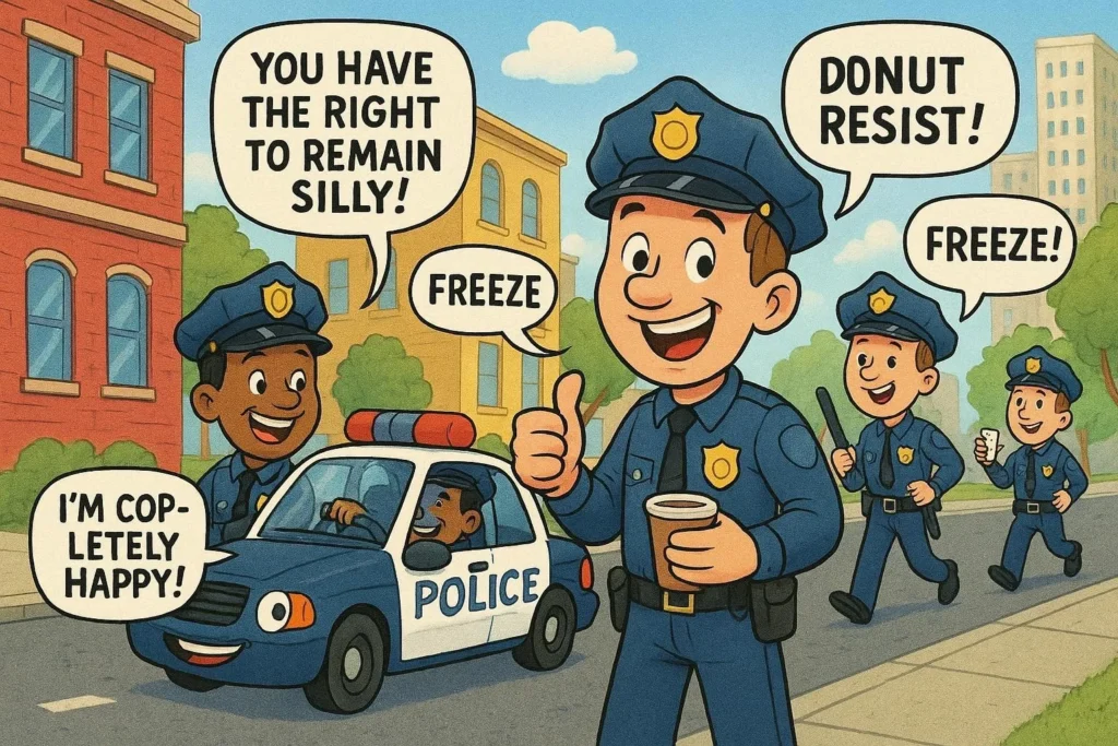 police puns