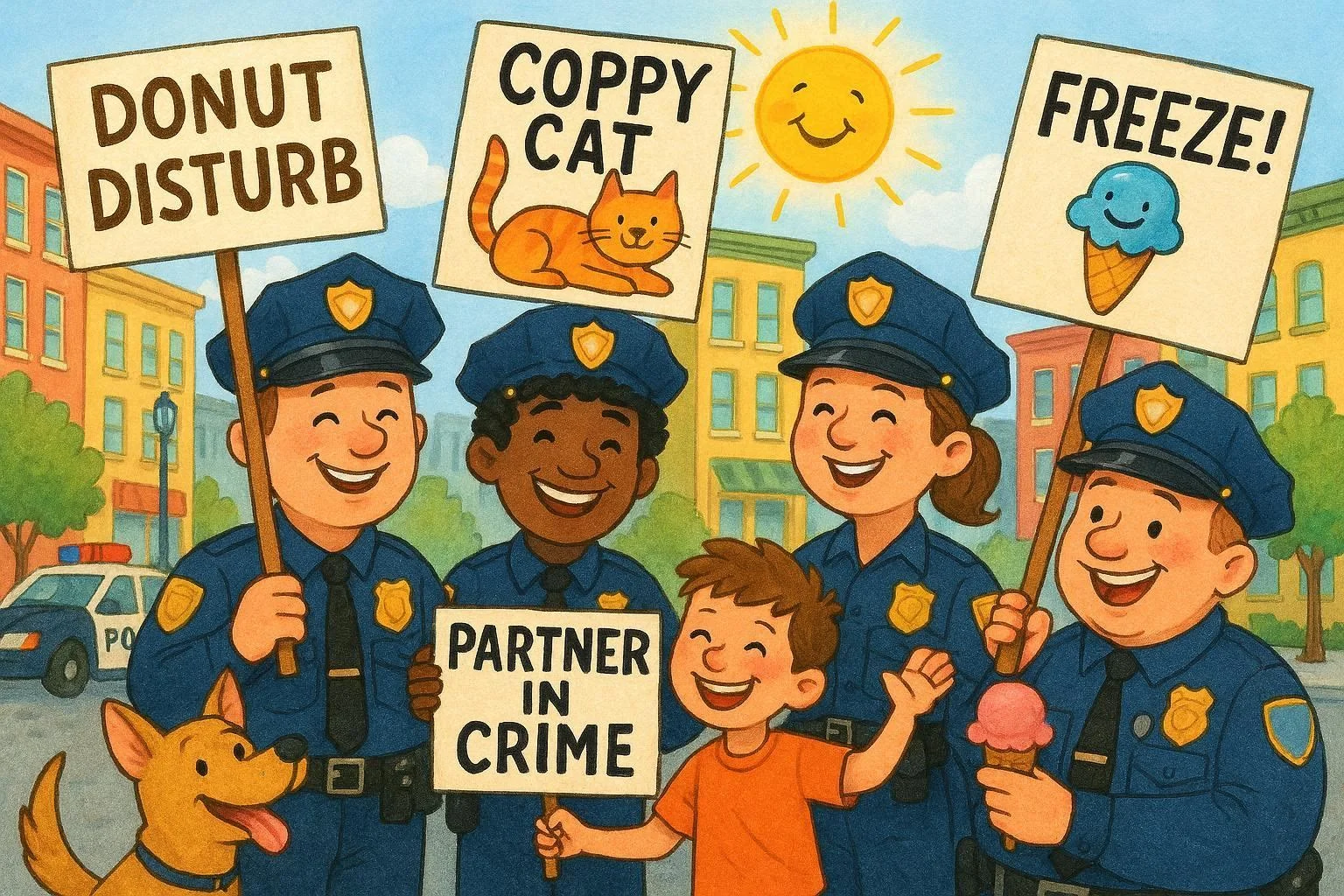police puns