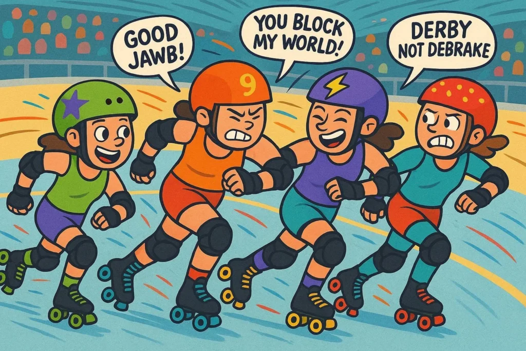 Roller Derby Wordplay