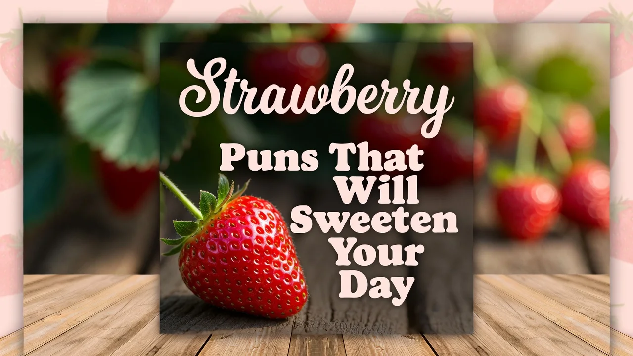 đ 120+ Strawberry Puns That Will Sweeten Your Day