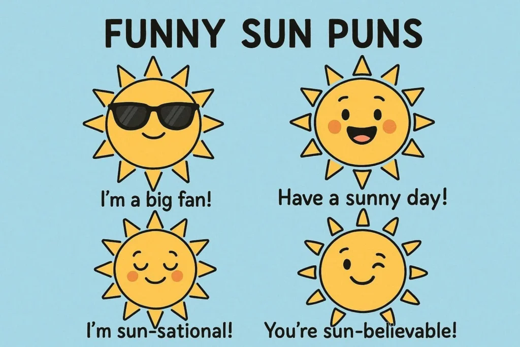 sun puns