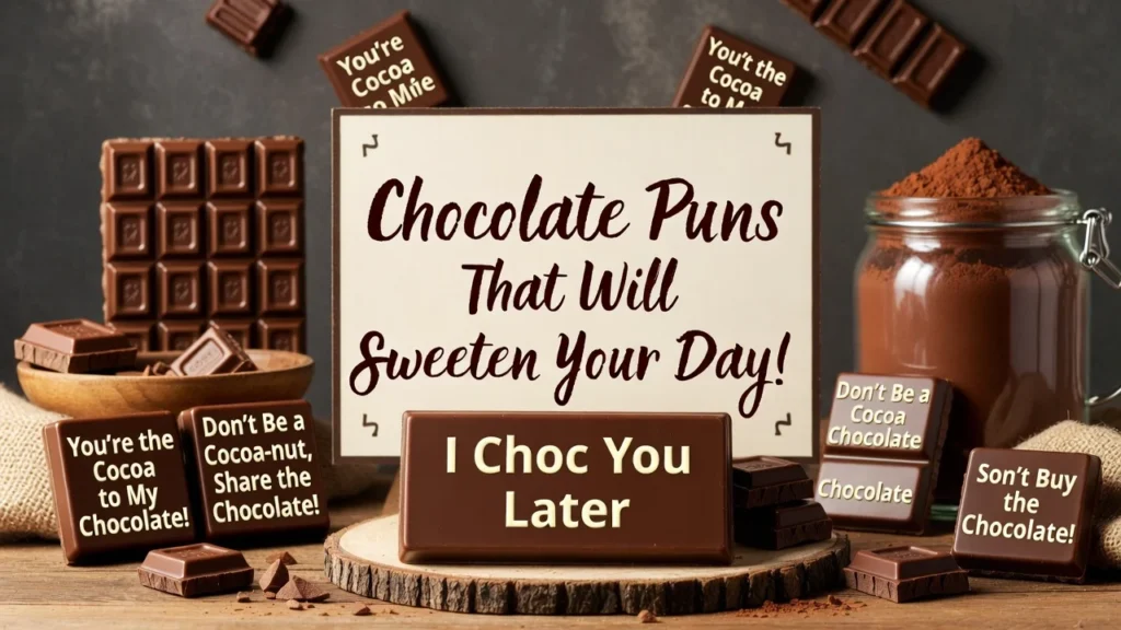 Irresistible Chocolate Puns That Melt Hearts 🍫