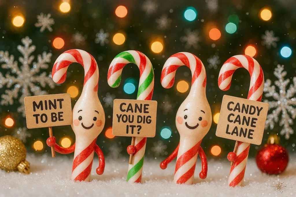candy cane puns