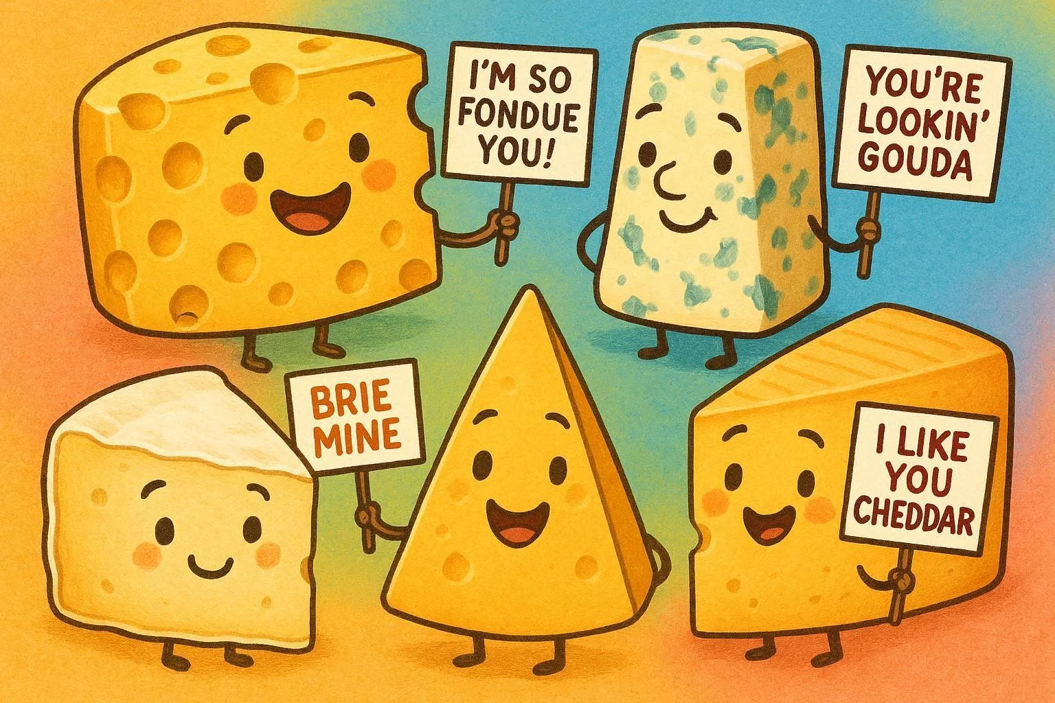 160+ Cheesy Puns That Melt Hearts & Spark Laughs