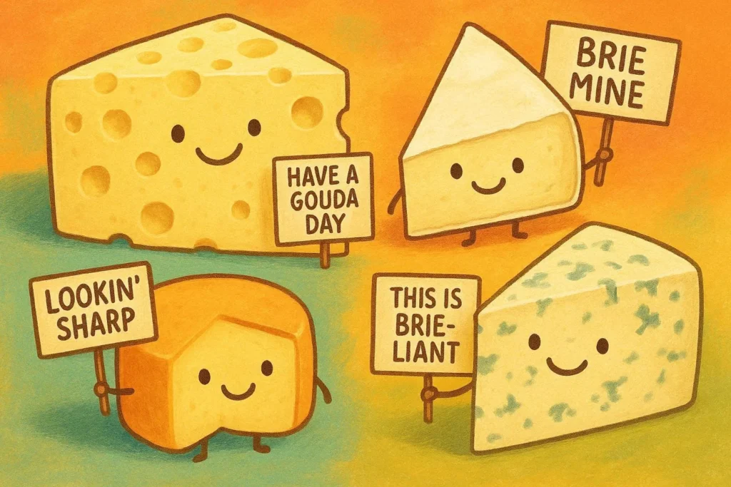 cheesy puns