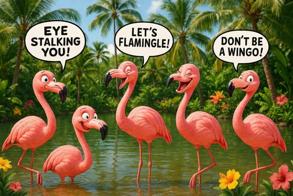 Flamingo puns