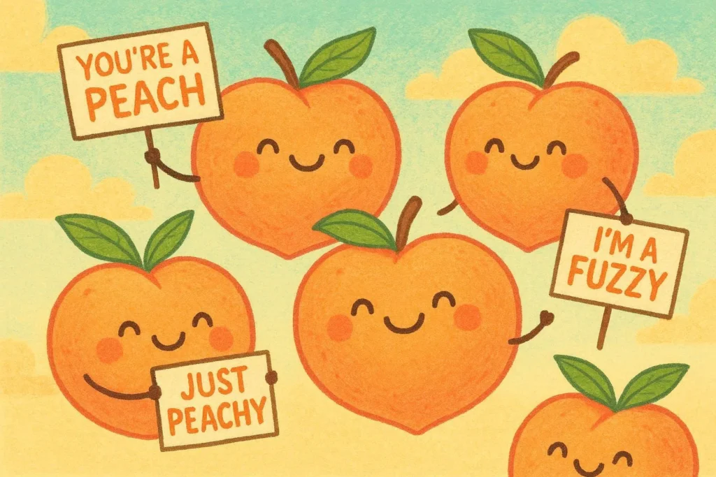 peach puns