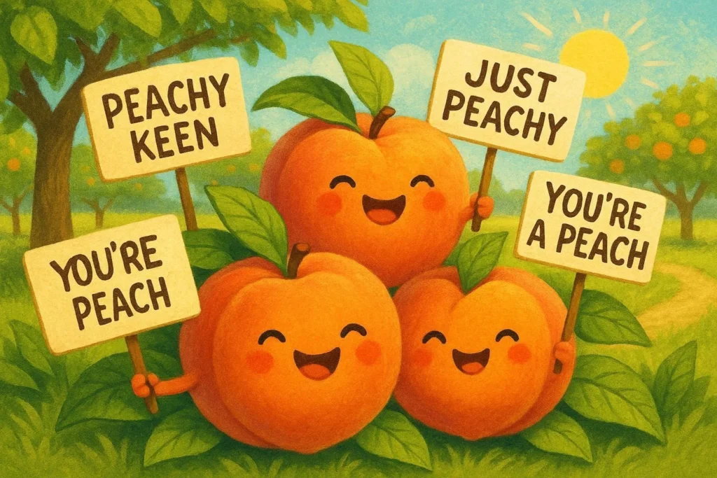 peach puns