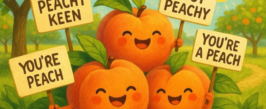 Juicy Peach Puns That’ll Make You Smile Hard
