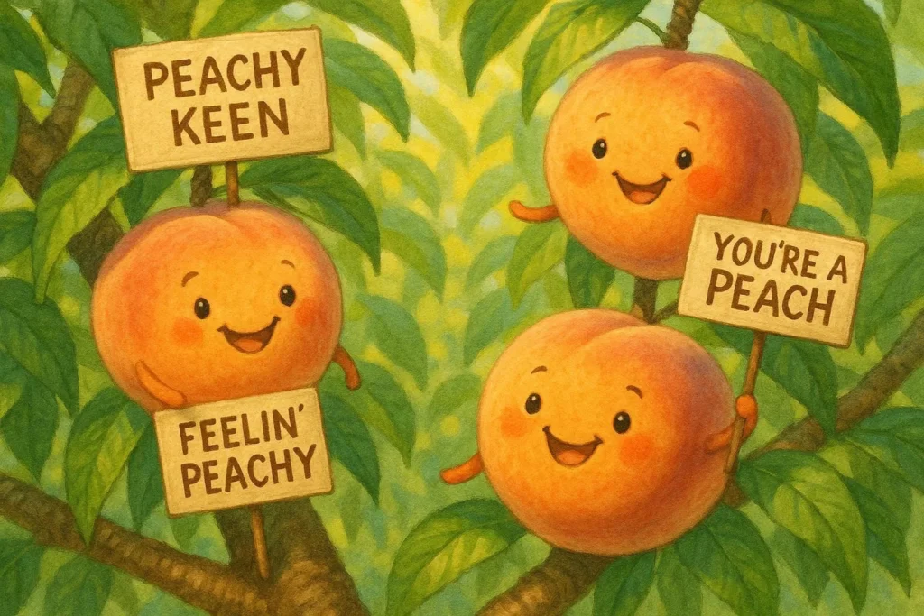 peach puns