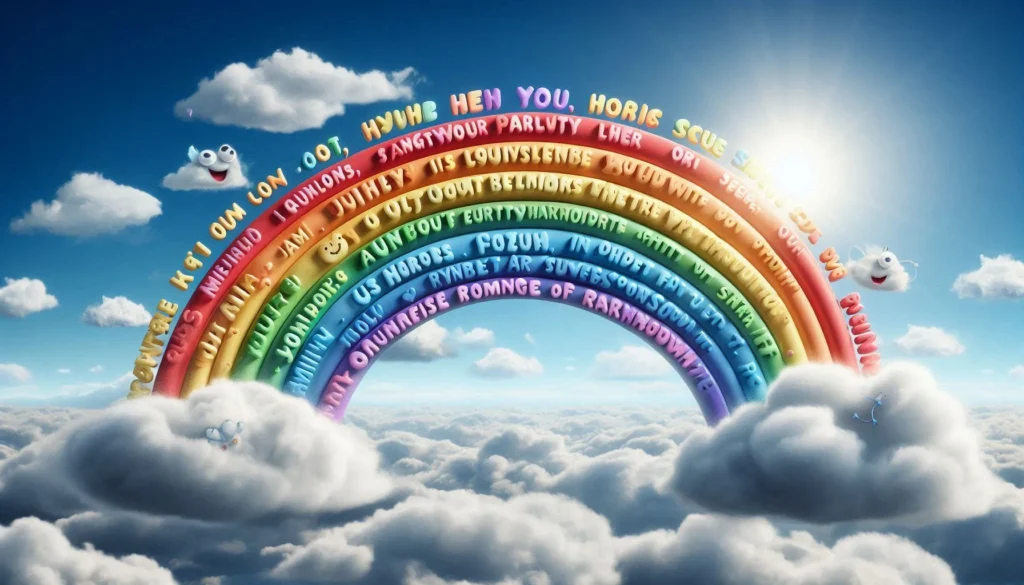 rainbow puns