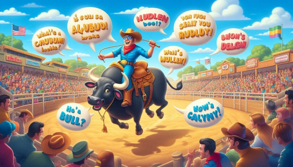 bull riding puns